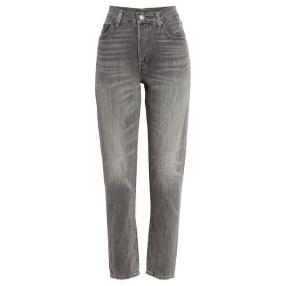 POLO RALPH LAUREN GREY HIGH WAIST SLIM
STRAIGHT CROP JEANS Size 32 NWT - Picture 3 of 15
